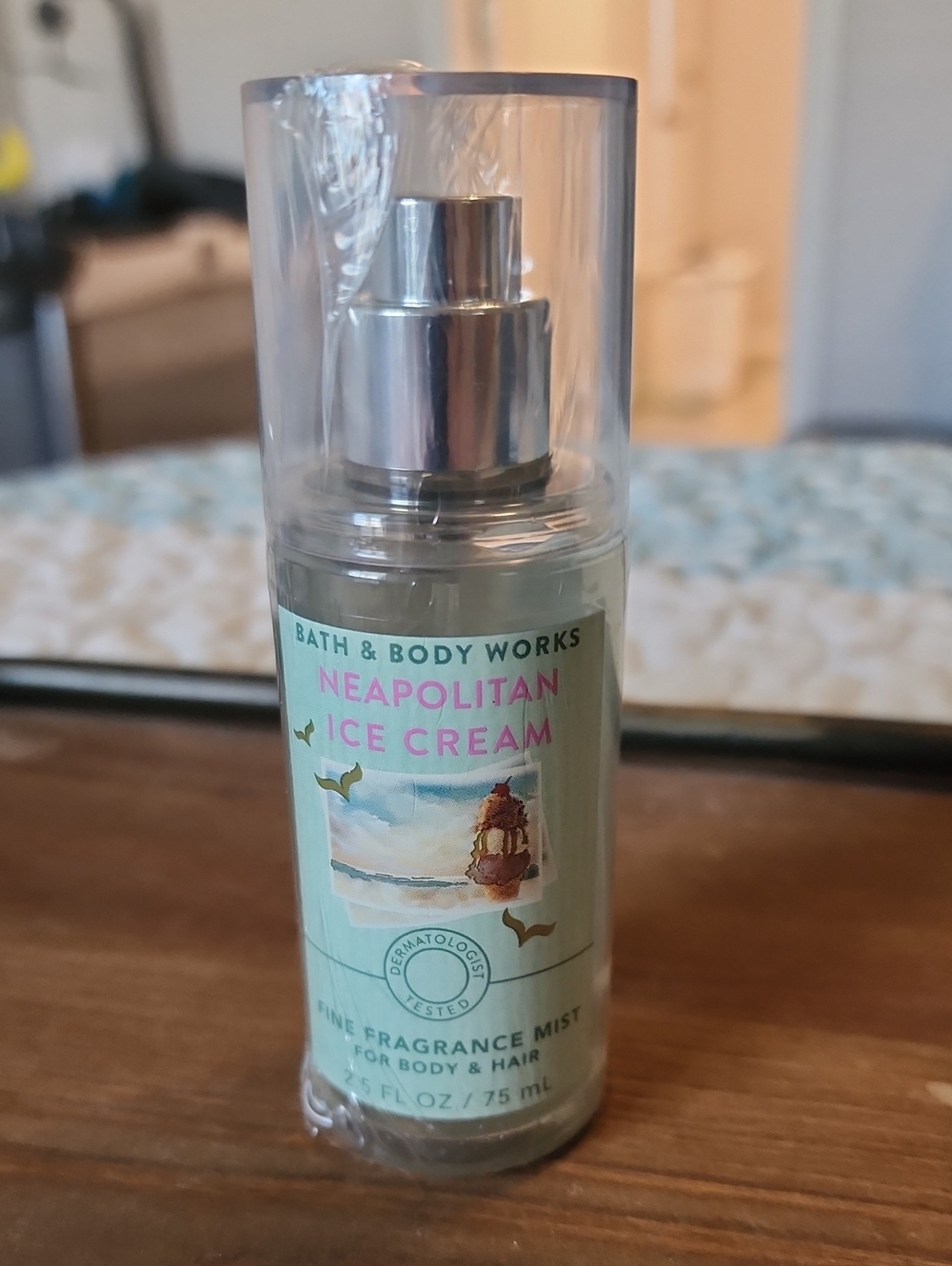 NWT Bath & Body Works Fine Fragrance Mist- Neopolitan Ice Cream- Travel Size